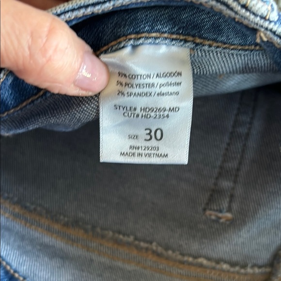 [NORI] MEDIUM WASH FRONT POCKET STREACH WIDELEG - Picture 4 of 8